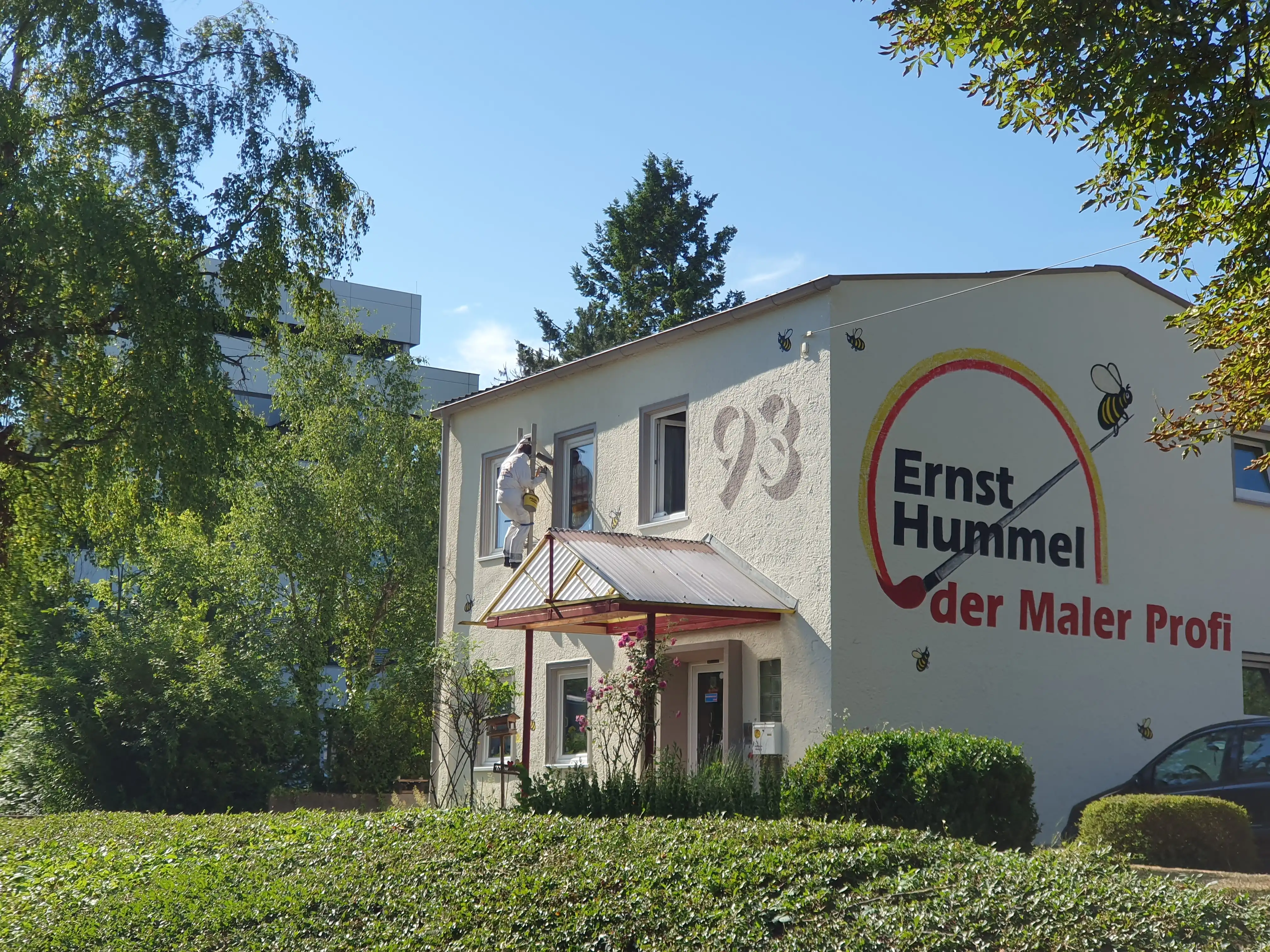 Das Firmengebäude von Ernst Hummel - Der Maler Profi in Kirchheim unter Teck